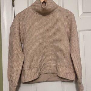Carrie Underwood Calia Soft Beige Cowl Neck Sweater